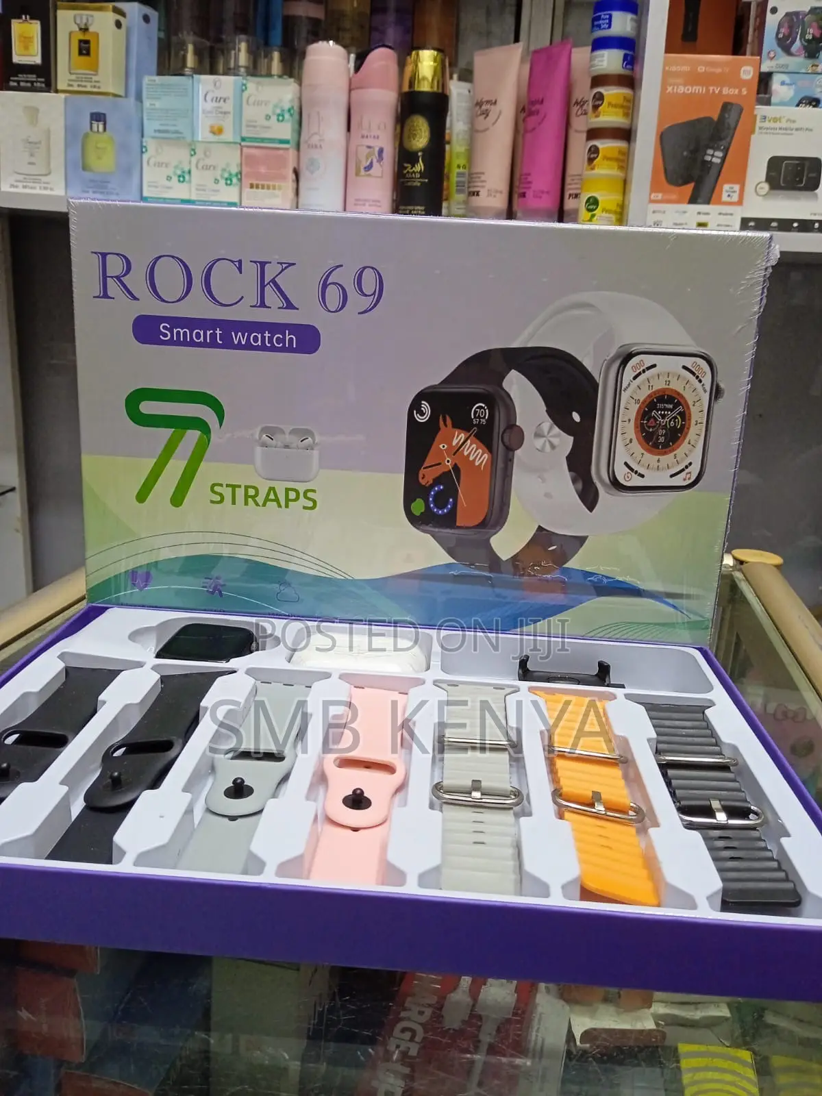 Smart Watch Combo 7 Straps, Free Airpods Pro