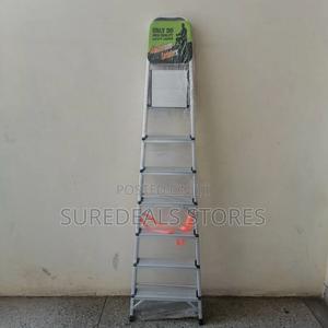 A-Type Aluminum Ladder 7 Steps Household - thumbnail 2