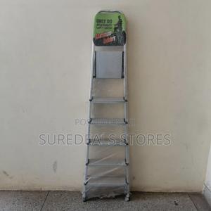 6 Step Aluminum Ladder Household - thumbnail 2