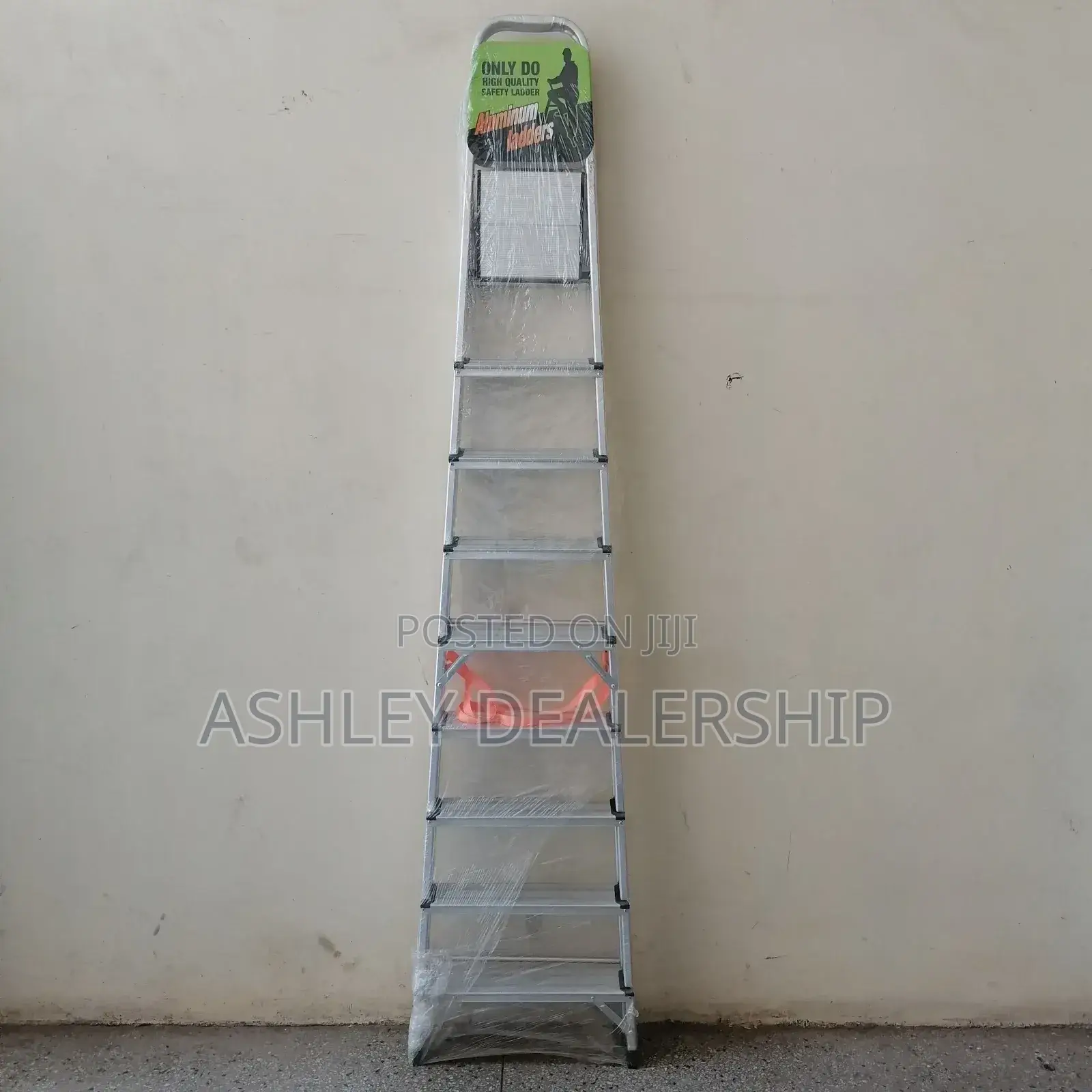 9 Step Aluminum Ladder Household