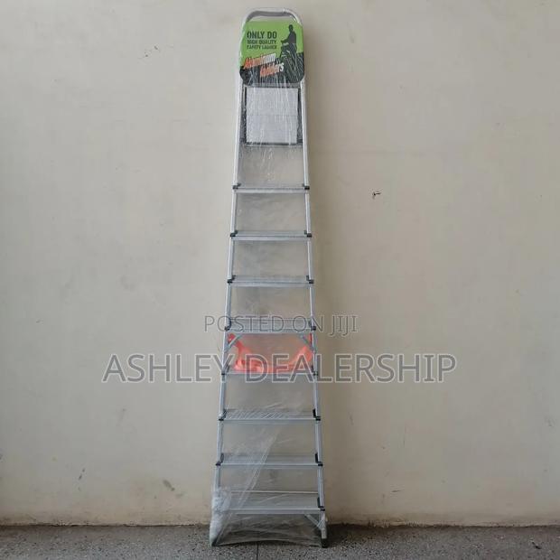 9 Step Aluminum Ladder Household