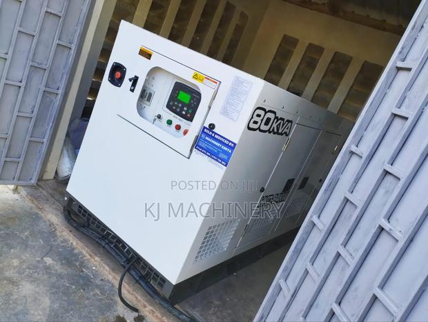 Hisaki 80kva Diesel Silent Generator Heavy Duty.