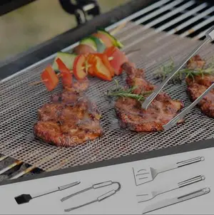5pc BBQ GRILL TOOLS Set In Canvas Bag