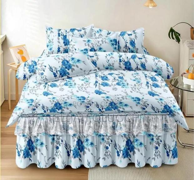 6pc Bedskirt Plus Bedsheet Combo Set* - thumbnail 3