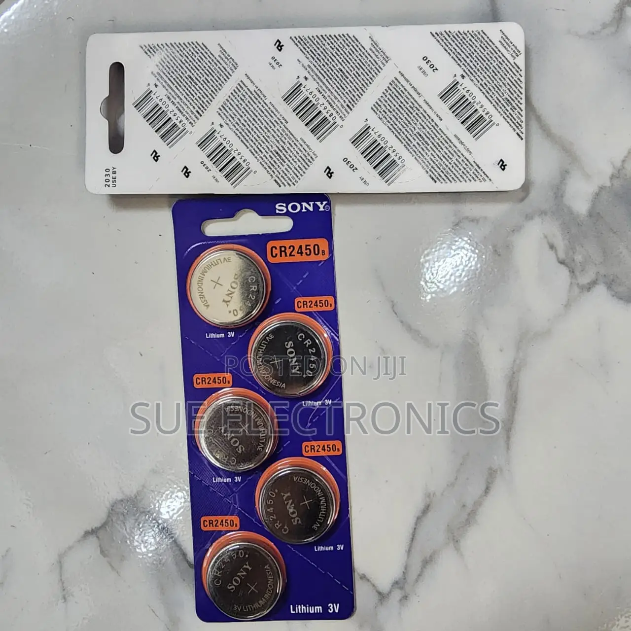 Sony/Murata Cr2450 Lithium Battery, 3v