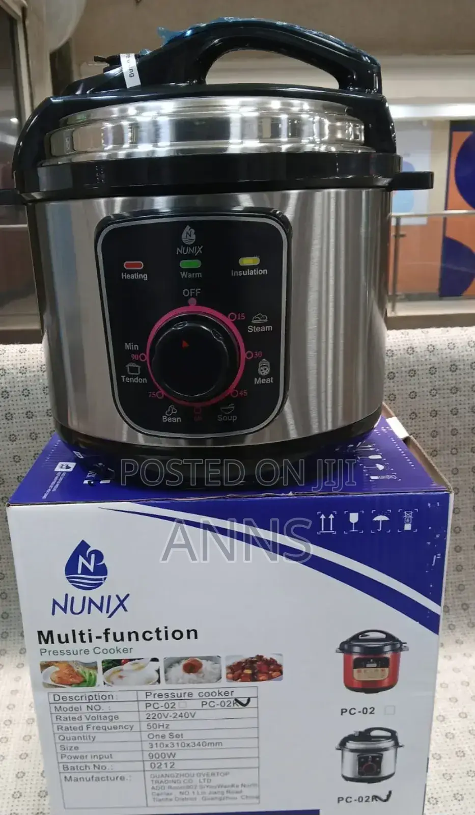 5litres Nunix Pressure Cooker Pc-