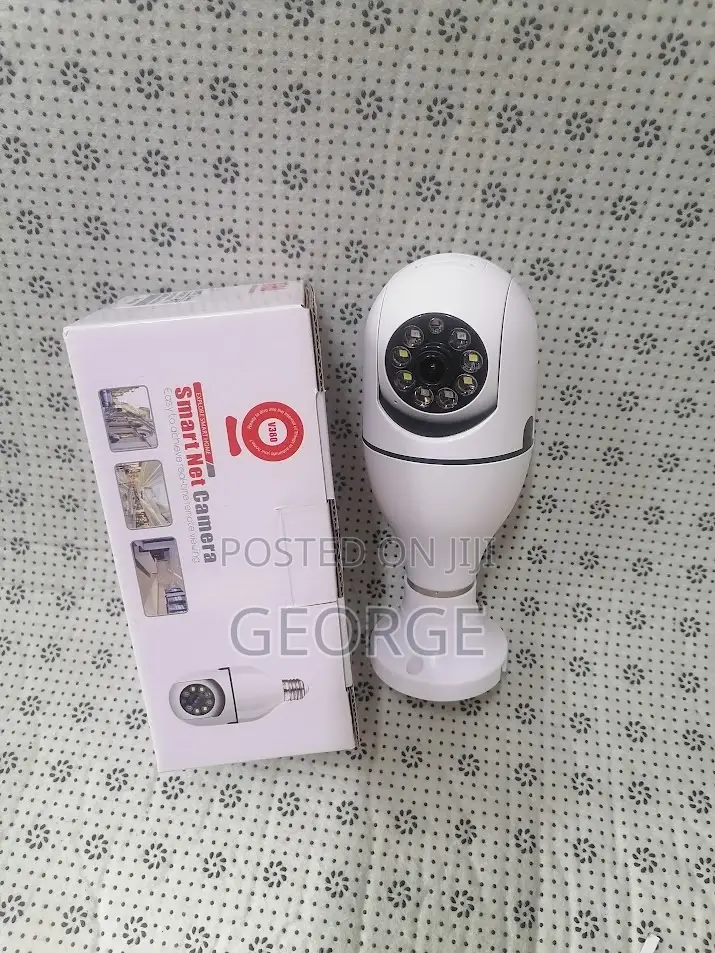 V380 Hot-Top Rotating Wifi Bulb PTZ Camera With Motion