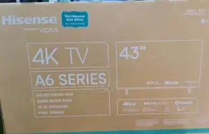 Hisense 43 Inc~ A6 Series UHD Tv
