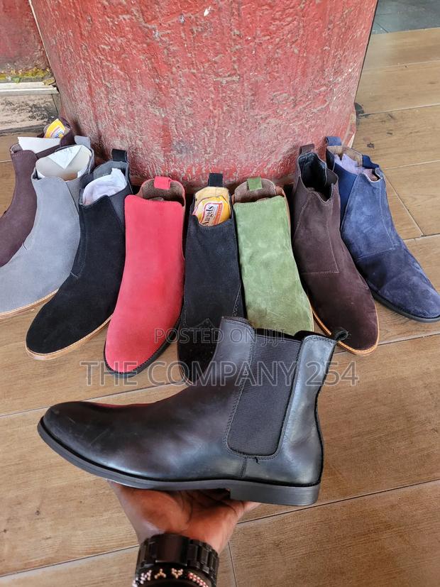 Mylo Handmade 100% Leather Designer Official Chelsea Boots - thumbnail 3