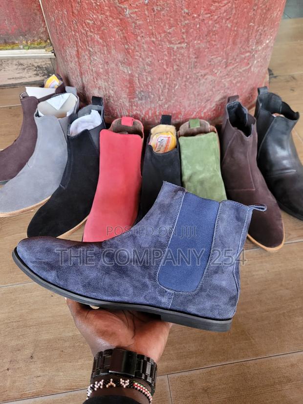 Mylo Handmade 100% Leather Designer Official Chelsea Boots - thumbnail 4