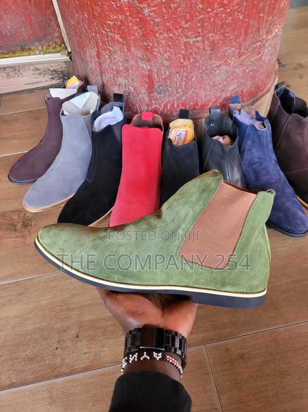 Mylo Handmade 100% Leather Designer Official Chelsea Boots - thumbnail 6