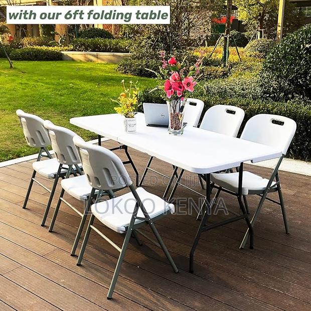 Home Chairs :Lifetime Polyethylene Folding Chair Pack - thumbnail 3