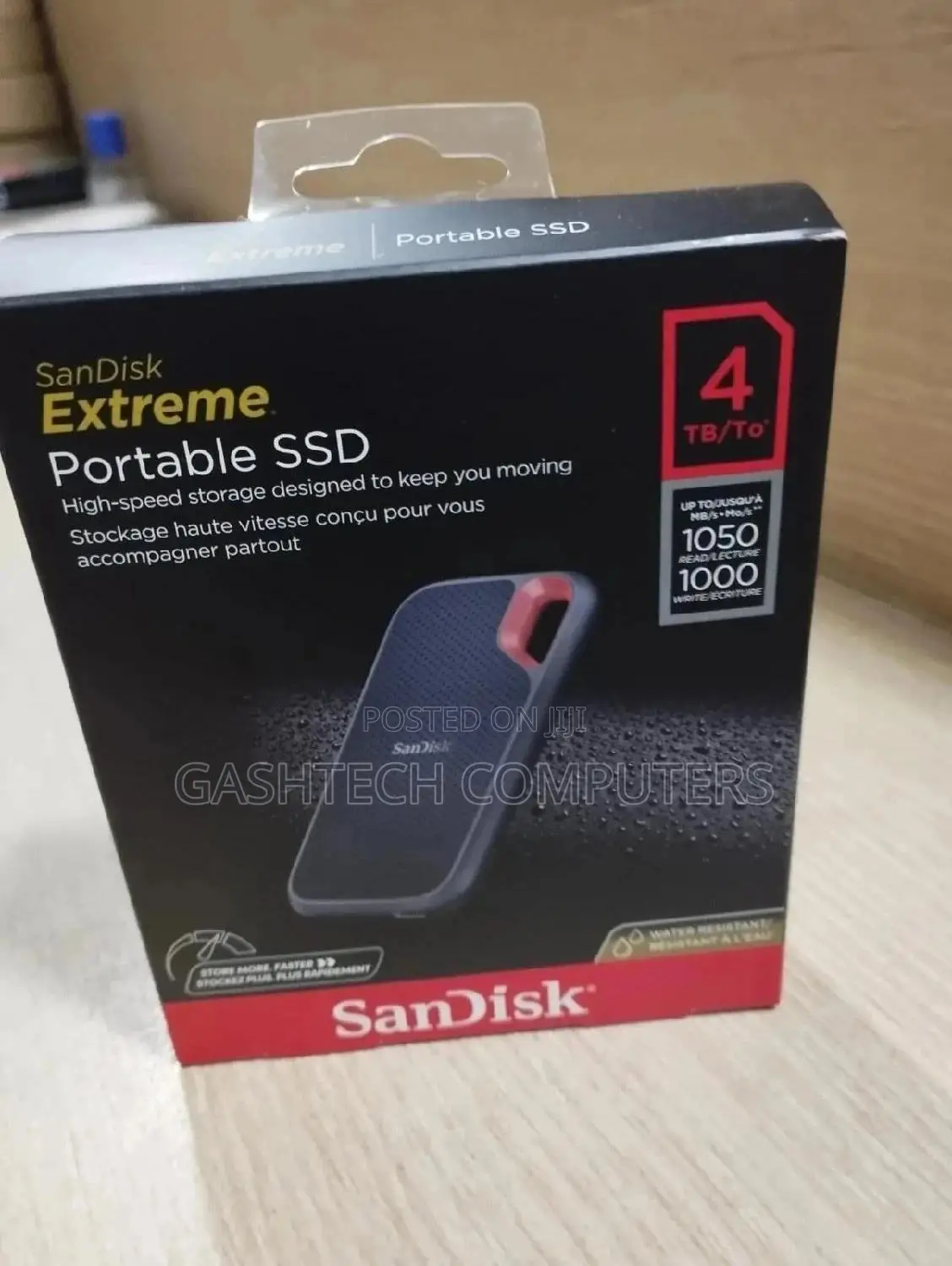 Sandisk 4tb Extreme Portable SSD 4tb