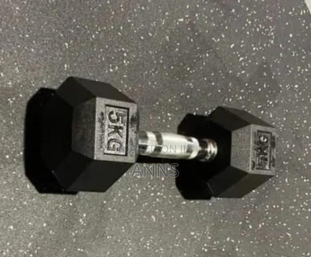 5kgs Hexagonal Dumbells