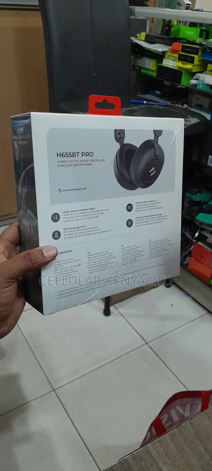 HAVIT H655BT Pro Active Nosie Cancellation Wireless Headset