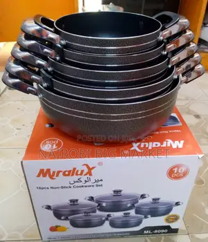10pcs Miralux Nonstick Sufuria