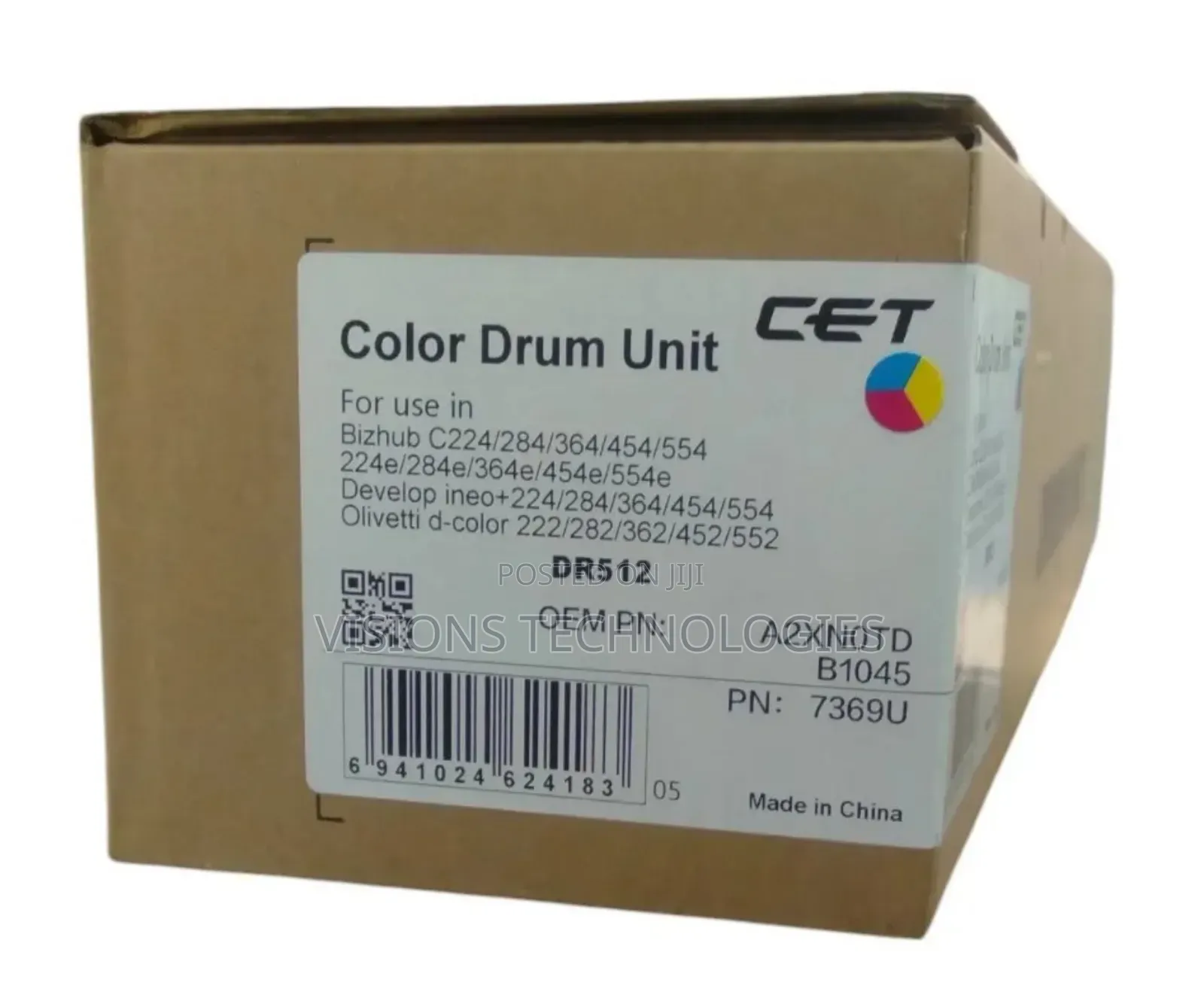 Color Drum Unit Dr512(For C224/364/454/554)