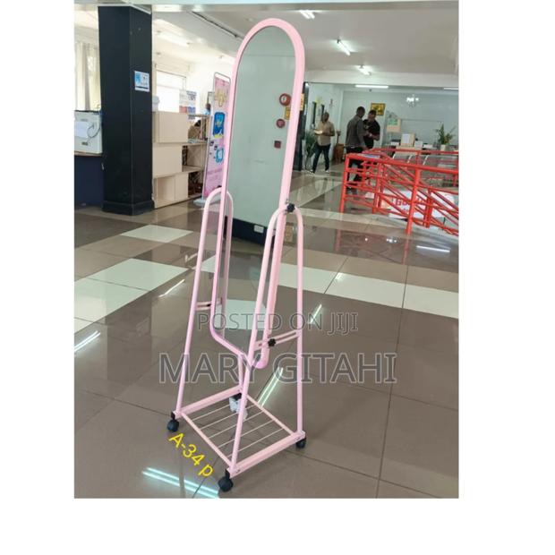 Dressing Mirror Full Length:; Pink