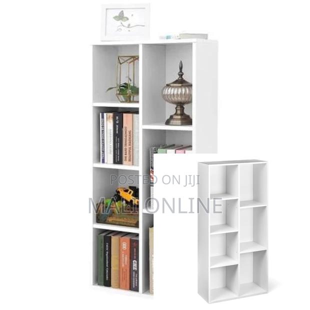 7 Cube Organizer Bookcase Storage Shelves Book Shelf - main view