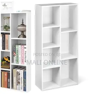 7 Cube Organizer Bookcase Storage Shelves Book Shelf