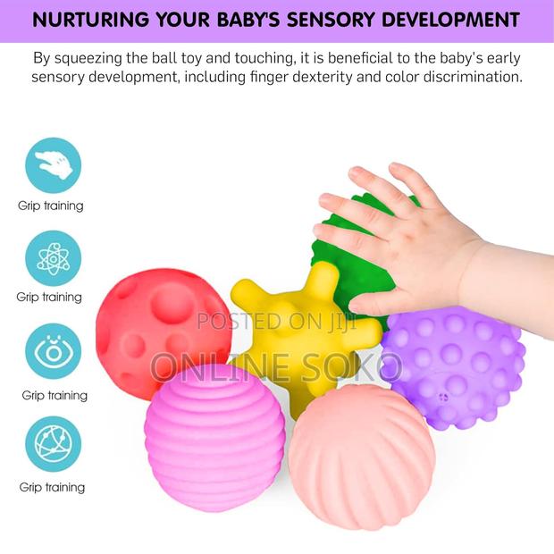 Soft Baby Basic Baby Training Sensory Balls Montessori Toys - thumbnail 2