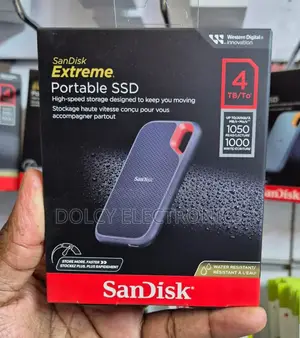 Sandisk 4tb Extreme Portable SSD