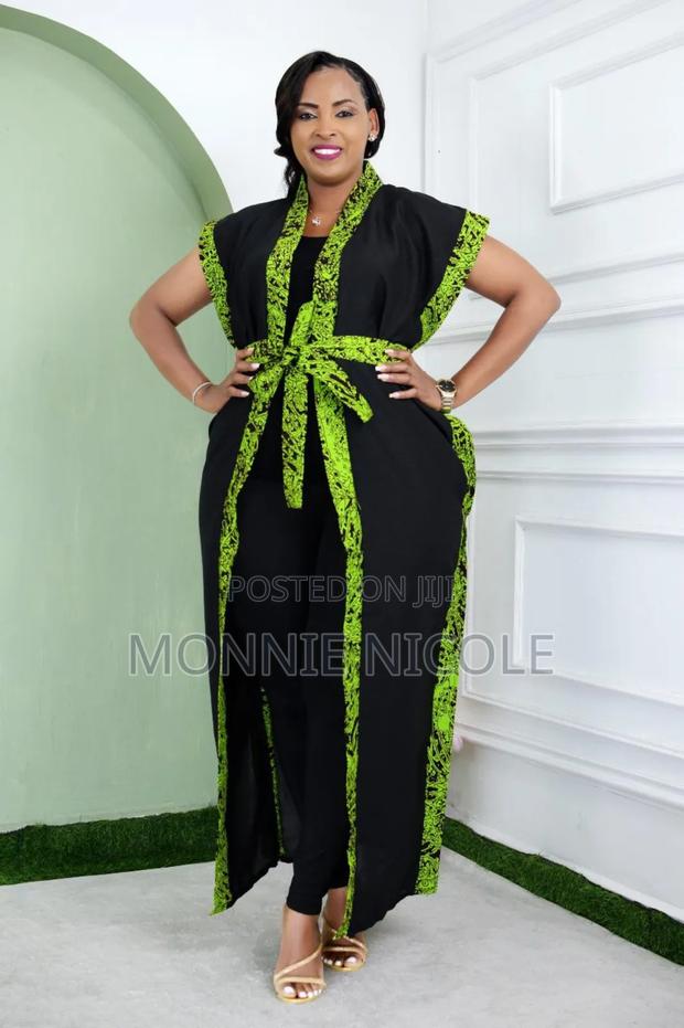 Africa Inspired Latest Ankara Kimono - main view
