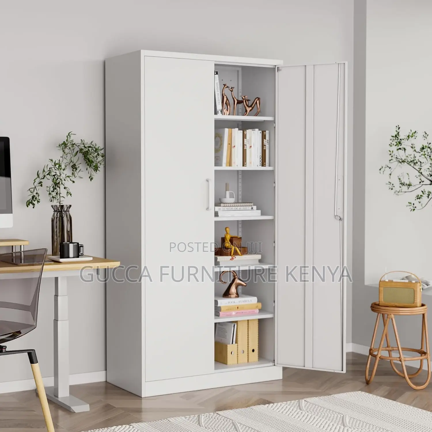 Cabinets:2-Door Home Office Lockable Storage Tool Cabinet