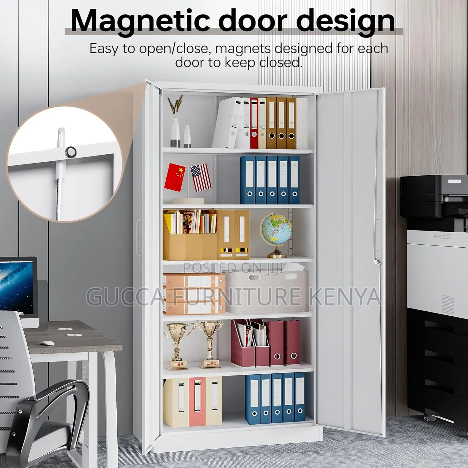 Cabinets:2-Door Home Office Lockable Storage Tool Cabinet
