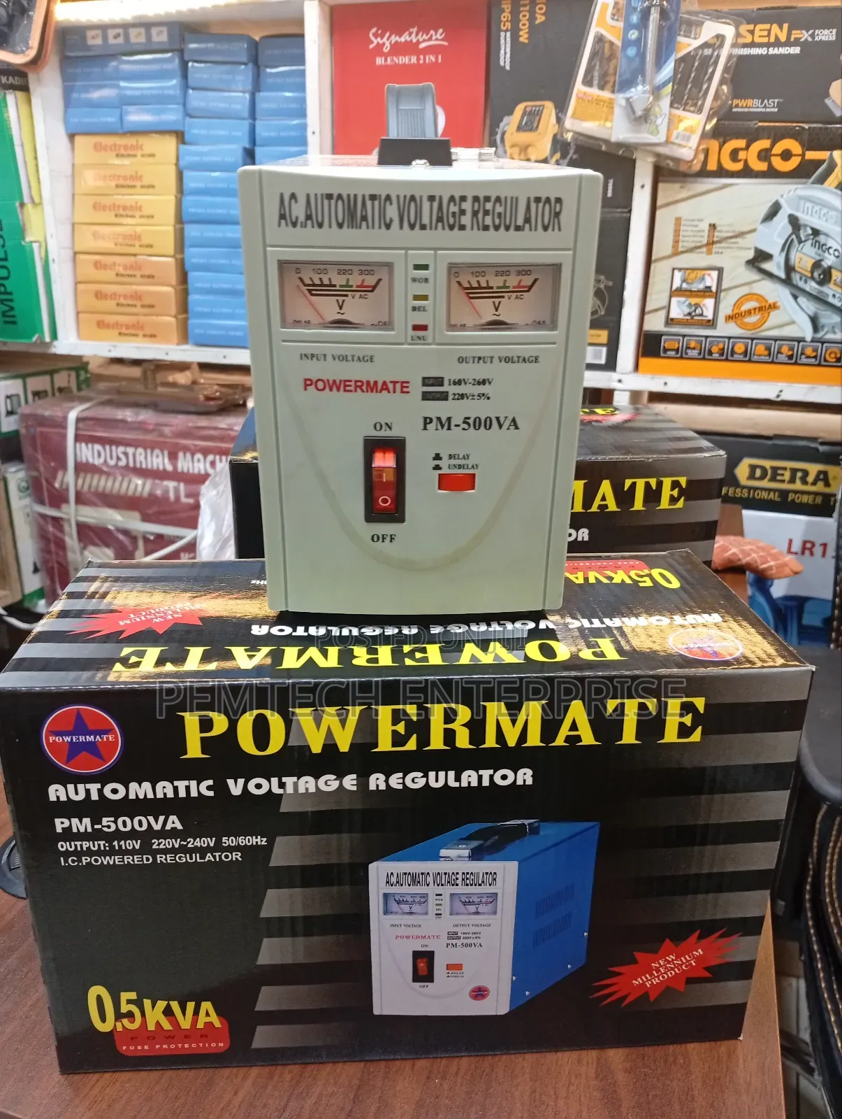 110V Powermate Automatic Voltage Regulator 0.5kva
