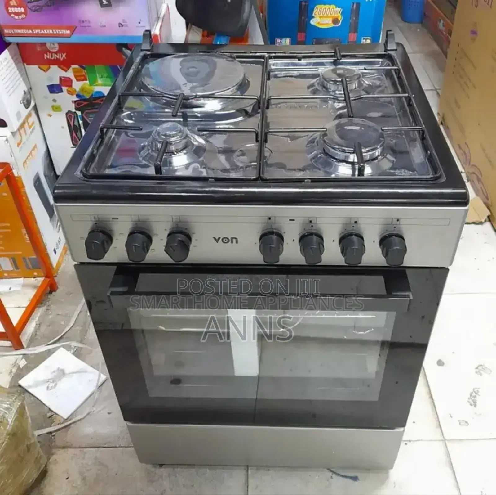 Von 60 by 60 Standing Cooker 3+1