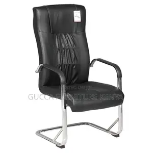 Office Chairs: Modern Ergonomic Black Leather Office Chair
