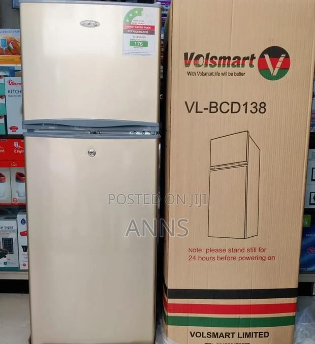Volksmart 138litre Fridge Double Door