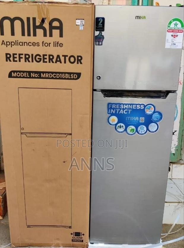 Mika 168litre Fridge Double Door