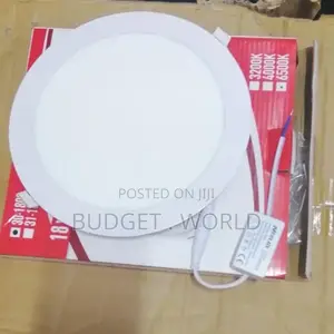 Cool White Gypsum 18W LED Multifuction Round Panel Light