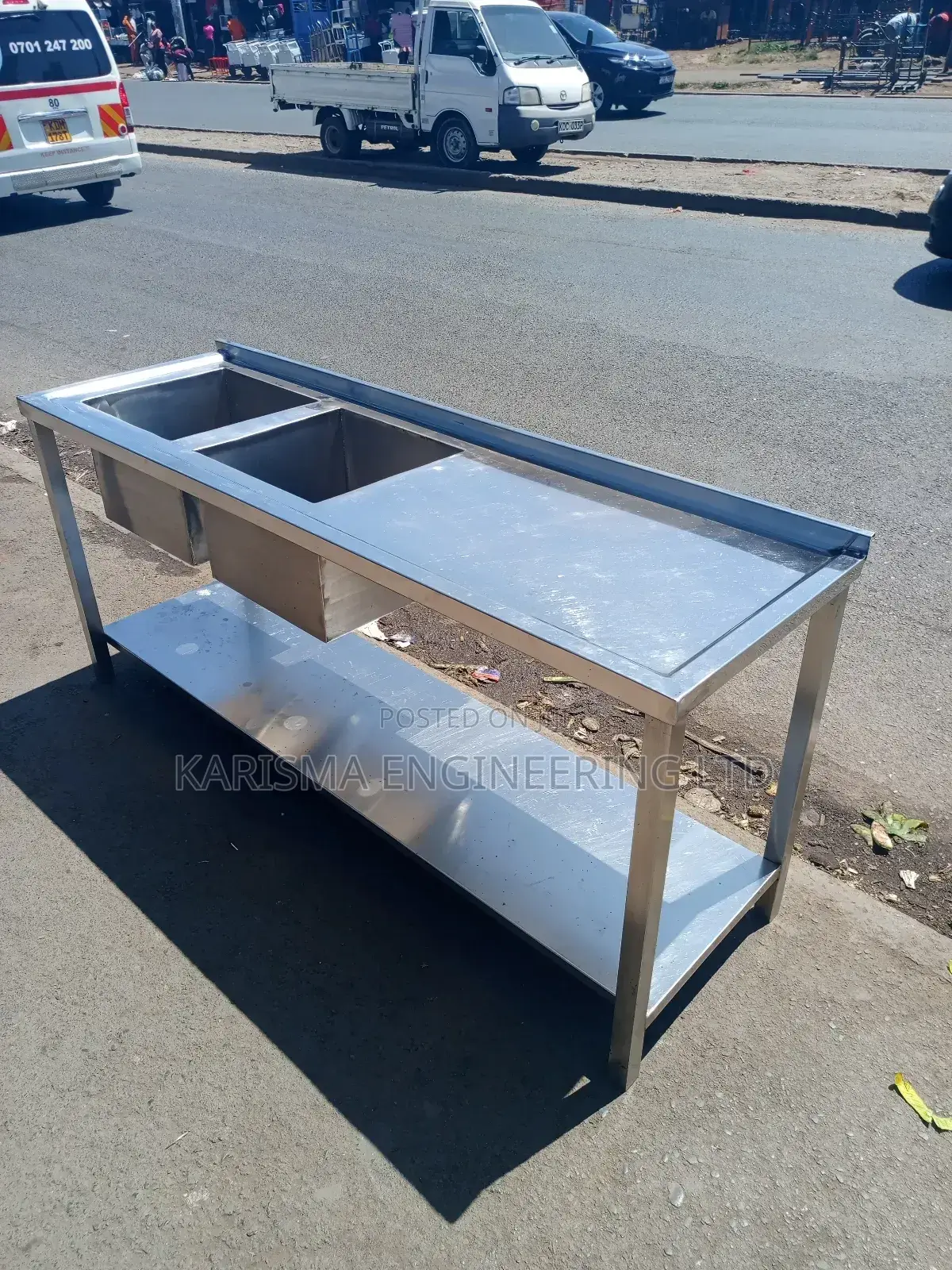 Commercial Doublebowl Cleaning Sink