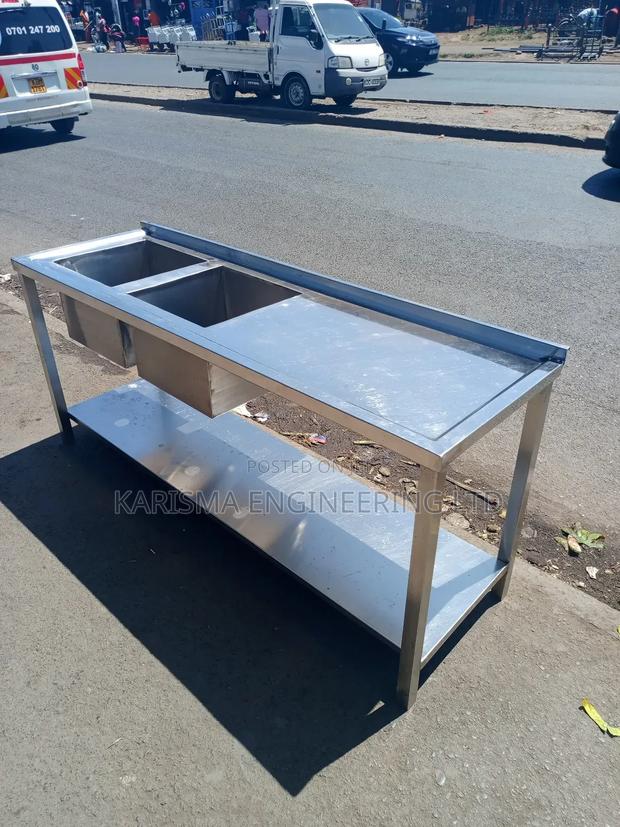 Commercial Doublebowl Cleaning Sink - main view