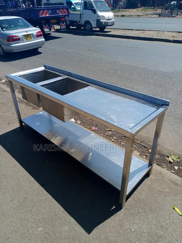 Commercial Doublebowl Cleaning Sink - thumbnail 2