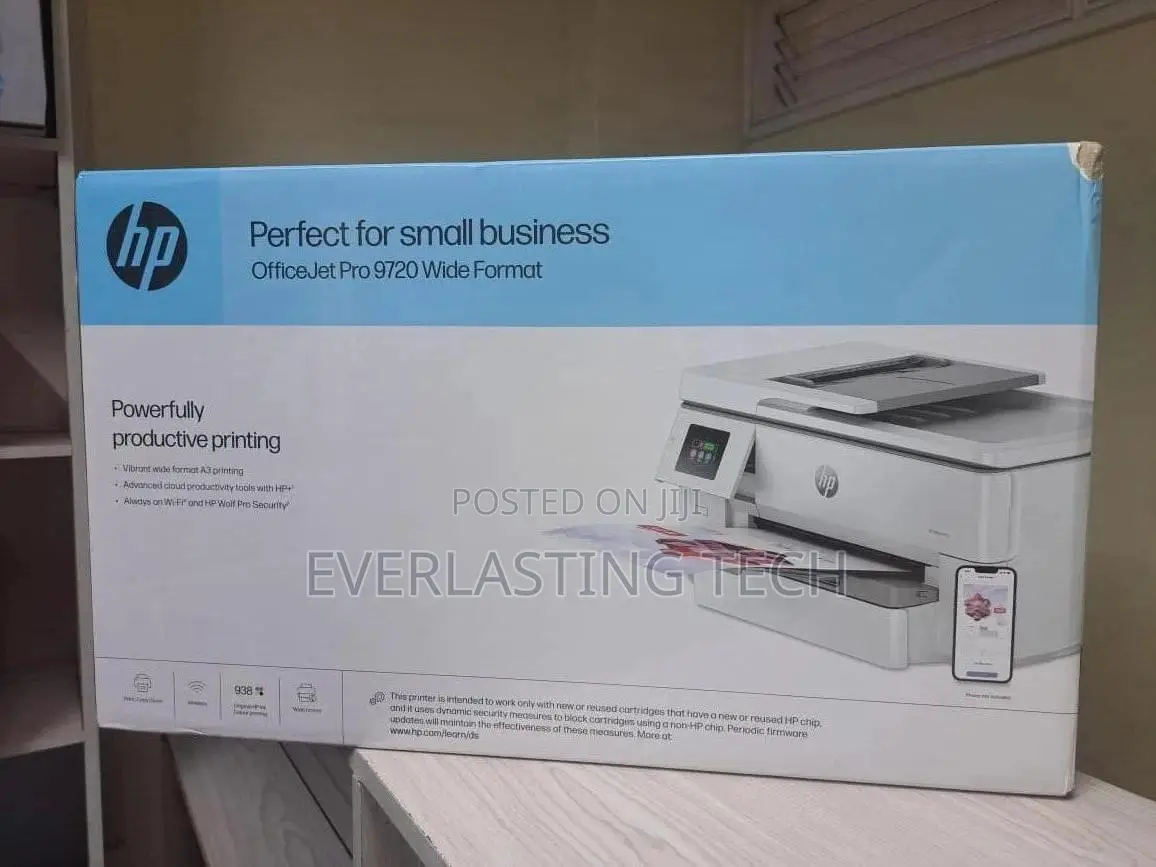 Hp Officejet Pro 9720 Wide Format All-in-one Printer