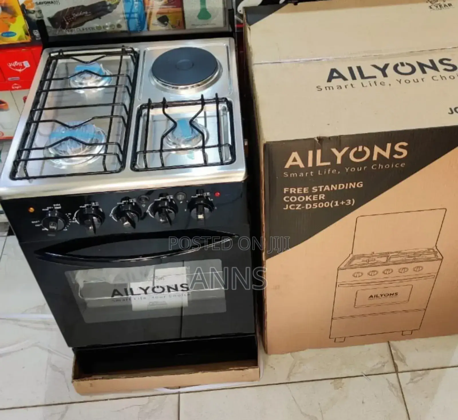 *Ailyons Standing Cooker 3G+1E 50cmx55cm