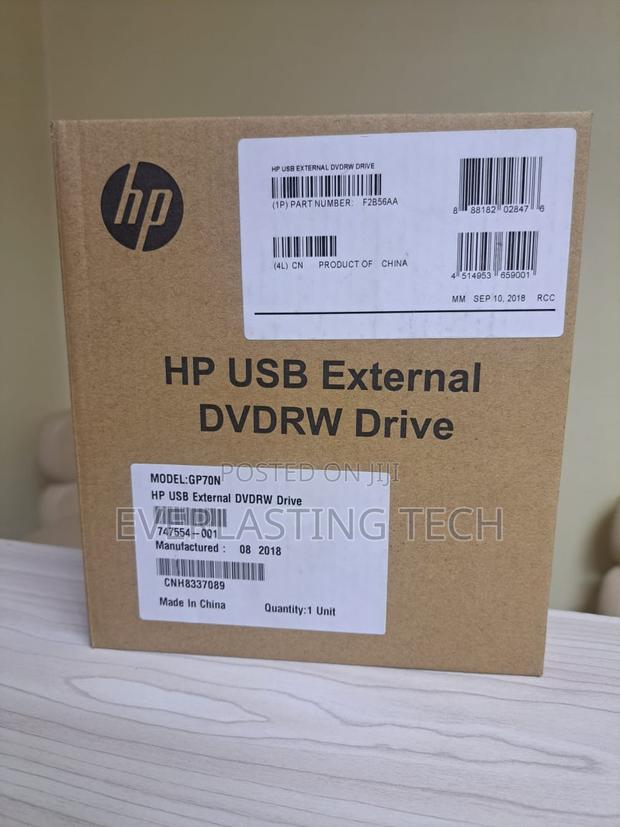 HP External USB DVD Drive DVDRW DVD-Rom (A2u56aa#Abb) - main view