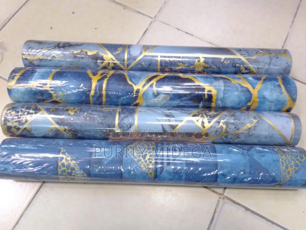 Decorative Blue Wallpaper Rolls - thumbnail 2