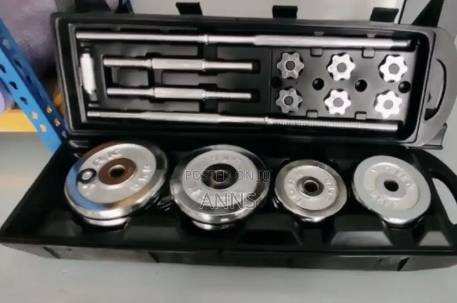 50kgs Chrome Dumbells With Case