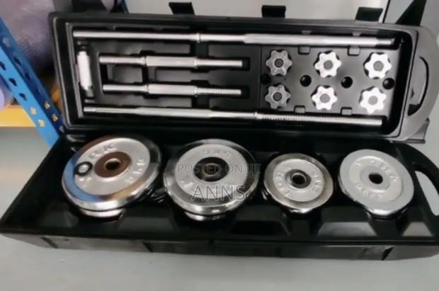 50kgs Chrome Dumbells With Case