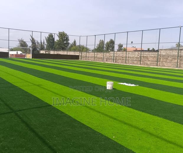 Football Ground Turf Green Grass Carpet
