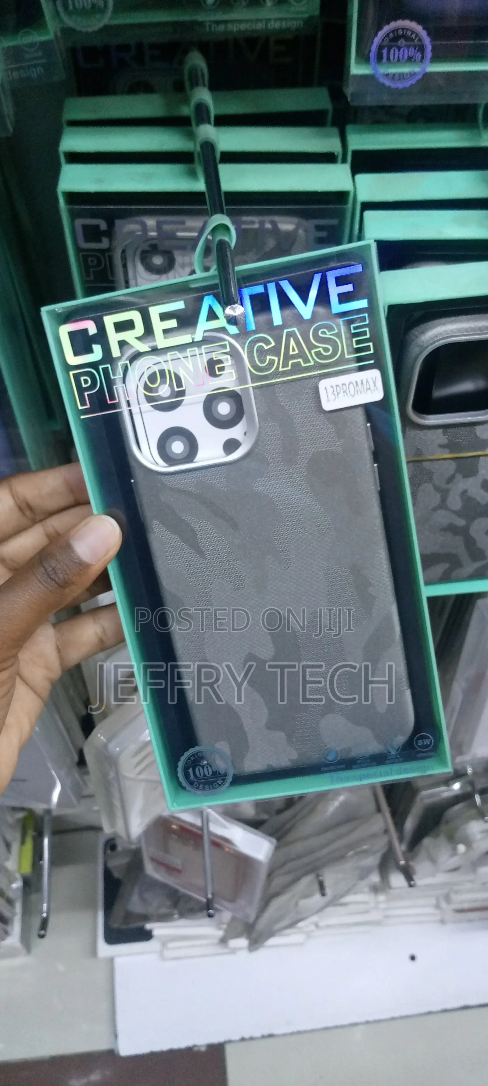 Protective Carbon Fiber iPhone 13 Pro Max Phone Case