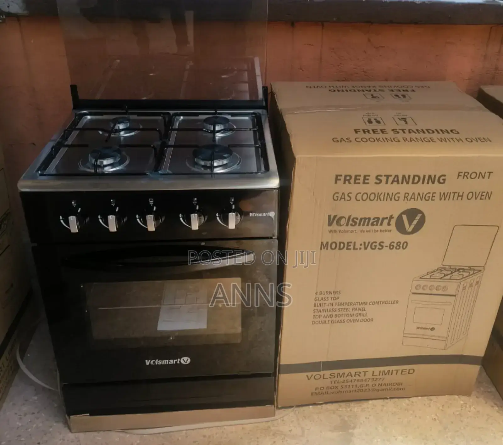 Volsmart 60/60 Full Gas Free Standing Cooker