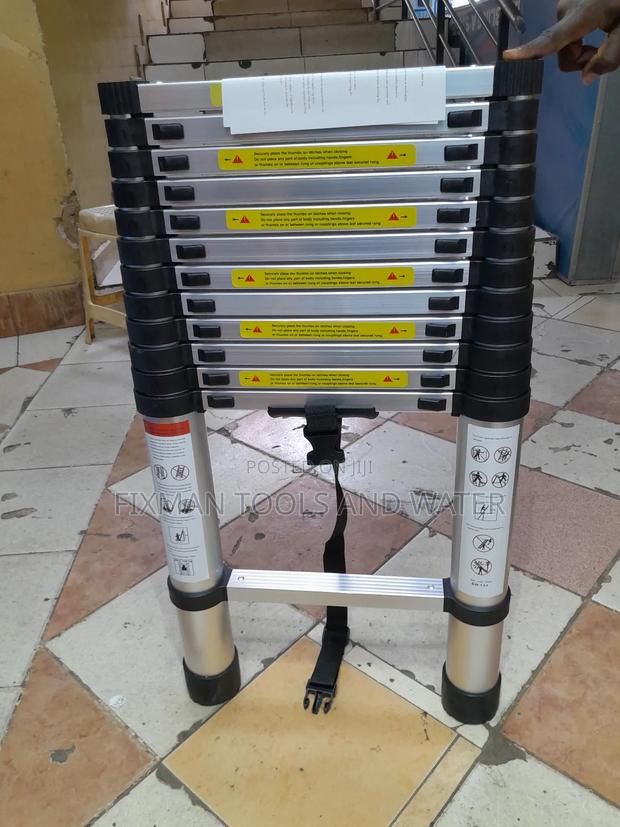 Telescopic Ladder  3.8M 12ft Long Very  Stable - thumbnail 2