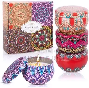 100% Soy Wax Scented Candles Soothing With Petals Gift Set*