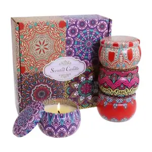 100% Soy Wax Scented Candles Soothing With Petals Gift Set*